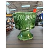 Green Glazed McCoy USA Planter