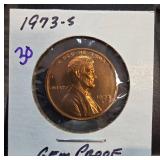 1973-S Lincoln Cent Gem Proof Coin