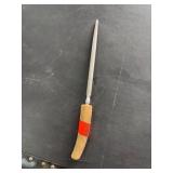 G. Felix Solingen Sharpening Steel with Wood Handl