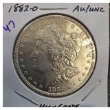 1882-O Morgan Silver Dollar, High Grade