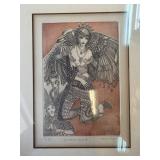 Signed Etching Annie French ï¿½Bloodweed,ï¿½ 1974