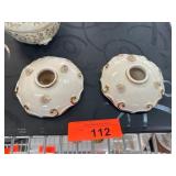 1957 NAPCO Ceramic Candle Holders