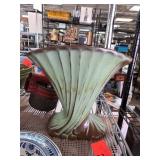 Vintage Frankoma Green and Brown Ceramic Vase