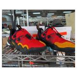 Adidas Basketball Shoes in Red, Black, and Yellow