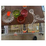 Glass Candleholders and Cups