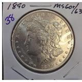 1890 Morgan Silver Dollar in Uncirculated Conditio