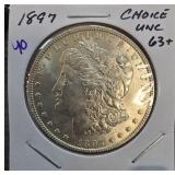 1897 Morgan Dollar Choice Uncirculated