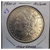1900-O Morgan Silver Dollar AU/UNC