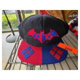 Harley Quinn and Batman Snapback Hat