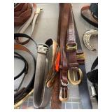Metallic Belt with Abstract Design