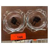 Times Square Glass Ashtrays