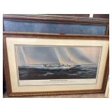 Framed John Mecray Defender Limited Edition Print