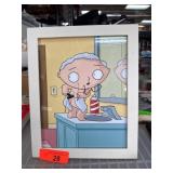 Signed Seth MacFarlane Family Guy Stewie Pic
