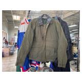 Royal Crown England Olive Jacket with Plaid Lining