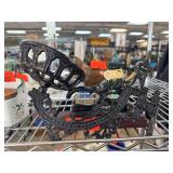 Ornamental Cast Iron Wall-Mount Fixture and Figure