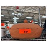 Textured Terra-Cotta Covered Baking Dish