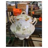 Haviland Limoges Porcelain Covered Sugar Bowl