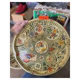 Hand-Painted Decorative Tin Tray