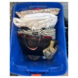 Linens, Bags, and Pillow Lot