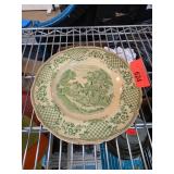 Royal Venton Ware Green Transferware Plate