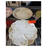Decorative Plates with Floral Design