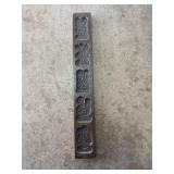 Carved Wooden Speculaas Cookie Mold