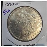 1885-O Morgan Silver Dollar in CH Uncirculated Con