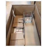 6 NAPCO Glass Vases
