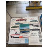Vintage Car Advertisement Prints