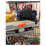 Two Toolbox Cases with Miscellaneous Contents