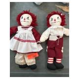 Raggedy Ann and Andy Dolls