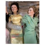 Porcelain Collector Dolls in Formal Attire