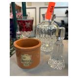Glassware and Ceramic Jar Set