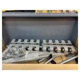Adjustable Rolling Storage Rack with Hooks
