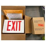 Exit Sign and Cutting Board Holder