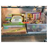 Lot Including Educational Toys And Stamps