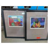 Framed Color Print Artwork by Carlos Condori Vela