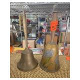 Brass Handbells with Decorative Features