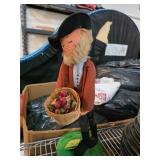 Annalee Doll with Basket of Grapes
