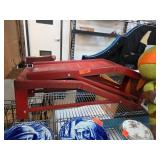 Red Metal Vintage Car Ramp Pair