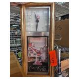 Coca-Cola-Themed Wall Clock and Display