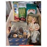 Toys and Games Lot with Doll and Cards