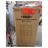 Fandbo Motion-Activated Outdoor Wall Lantern
