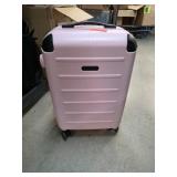 Pink Carry-On Hard Case Suitcase with Wheels