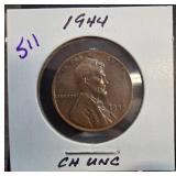 1944 Lincoln Wheat Cent in CH UNC Condition