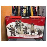 Kirkland Snowman and Children Winter Scene Set