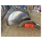Colonial Silver Co. Quadruple Plate Crumb Catcher