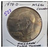 1978-D Eisenhower Dollar MS64+