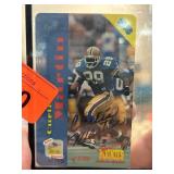 Curtis Martin Autographed Rookie Card in Case