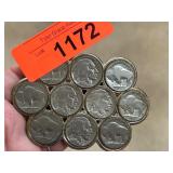Belt Buckle Featuring Buffalo Nickels